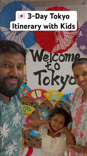 3-Day Tokyo Itinerary with Kids 🇯🇵 | Japan Series Begins This Sunday!