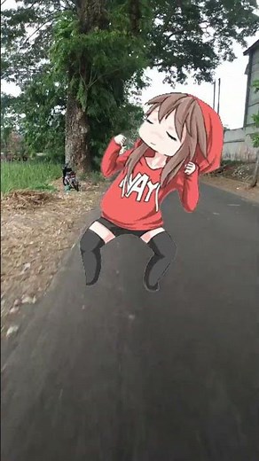 Cute Anime Girl Dancing on the Street! 💃 Must Watch Kawaii Short Video #shorts