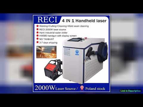 RECI Laser Handheld Fiber Laser Welding Cutting Machine 2000W laser Weld Seam Clean cleaning Machin