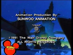 darkwing duck credits on toon disney