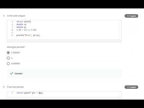 Coursera | C for Everyone: Structured Programming | Week 2 Quiz.