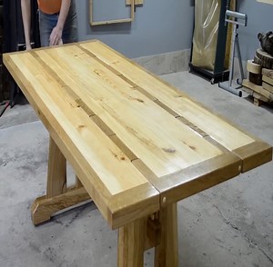 27K views · 871 reactions | Large folding table | Woodworking Tools | Facebook