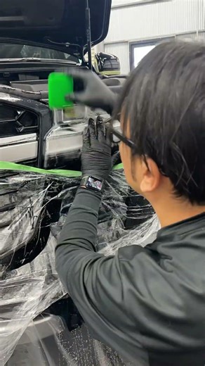 愛車の顔を守る！ヘッドライト専用プロテクションフィルム施工✨ #プロテクションフィルム #ppf #detailing #xpel