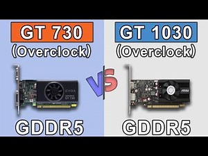 GT 730 OC (GDDR5) vs GT 1030 OC | Core i5-2400 | New Games Benchmarks