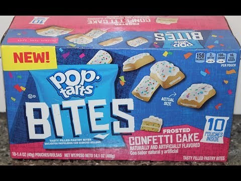 Pop Tarts Bites: Frosted Confetti Cake Review