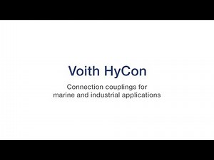 Voith Hycon connection couplings for fast installation, service & maintenance (EN)