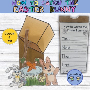 How to Catch the Easter Bunny Craft and Easter Paper Bag Trap - Spring Writing
