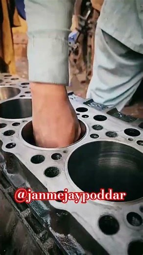piston sleeve checking #janmejaypoddar #mechancial #mechanic #machine
