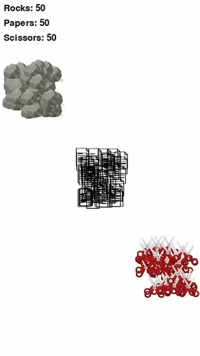 Rock Paper Scissors #rockpaperscissors #asmr #asmrsounds #simulation #satisfyingsounds