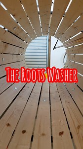 🥕 Since November 2023, we’ve washed and stored hundreds of pounds of root crops using the roots washer and we’re excited to see it in action for a full season! 🥕 Thank you #NRCS and #PeoplesGardenInitiative for making it possible for us to purchase our roots washer! Thank you @grindstone_farm for building it and delivering it to the Harvest House! We are so grateful for this new farm tool! Thank you! Thank you! Thank you! VD: An edited video showing clips of a tool called a “roots washer” bein
