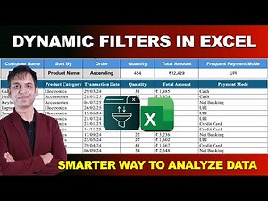 Dynamic Filters Excel 2025 – Smarter Way to Analyze Data!