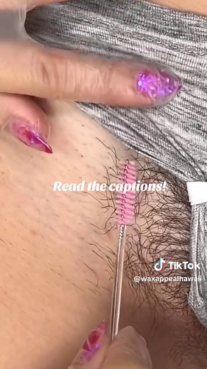 Educational tip for estheticians: Brushing out the hair will help separate the bikini line making it easier to wax! This is a great method for those who dont use disposable underwear. Saves time and money!! What are your thoughts? Did this help? Like comment and share! #waxingtips #waxingvideos #waxingtiktok #hawaiiwaxspecialist #hawaiiwaxlady #hawaiibrazilianwaxing #bikiniwax