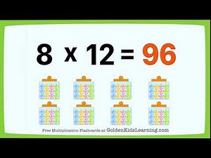 Multiplication Concept Multiply by 8 | Times 8 Table | Golden Kids Learning