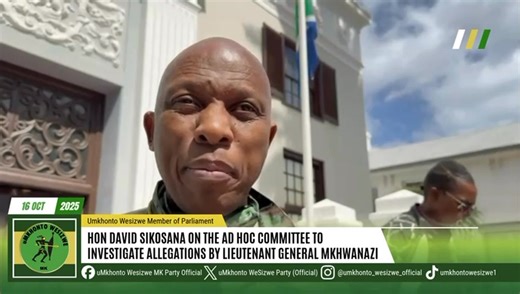 6.6K views · 265 reactions | Today is the 7th day of the Ad-Hoc Committee, we sit with Minister Senzo Mchunu, who is expected to explain the steps taken to address the pressing issues on the table. The nation watches closely South Africans everywhere wait with bated breath for the answers and accountability this moment demands, says Hon. Sikosana. | uMkhonto Wesizwe MK Party Official | Facebook