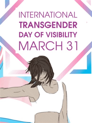 Live2D Animation for Trans Day of Visibility