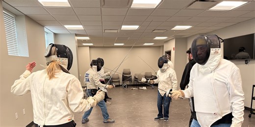 Lincoln seniors take a stab at fencing