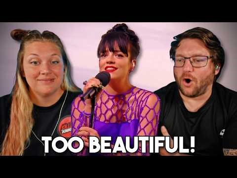 Lily Allen Gave Us An EMOTIONAL Experience! | Americans React to Somewhere Only We Know LIVE