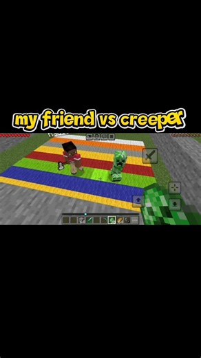 Noob Friend vs Creeper | Worst Minecraft Mistake Ever#minecraft #shorts