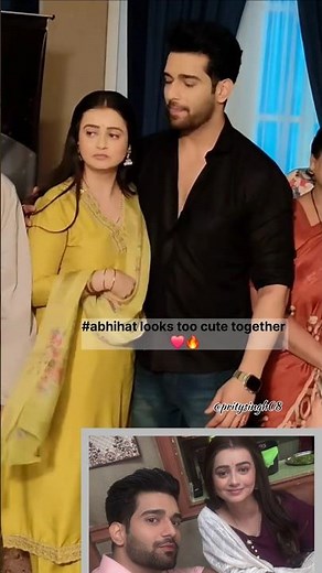 chahat & abhishek onscreen chemistry is fire 🔥 #chahatpandey #abhishekmalik #saasbahuaurswaad