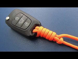 Paracord keychain quick and easy tutorial. Great rope trick and skills.