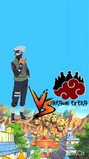 Kakashi vs all akatsuki🔥| #anime #naruto #kakashi #akatsuki