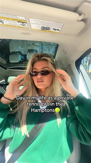 Day in my life as a private tennis pro in the hamptons..always love h... | Madison Appel