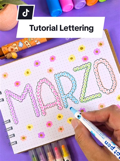 Cómo hacer letras coloridas con marcadores en 5 minutos