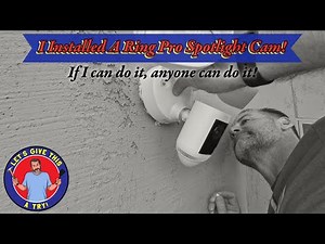 How to Install a Ring Spotlight Cam Pro! .... kind of. LoFi ASMR