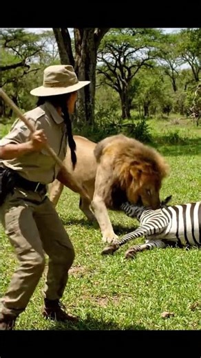 Incredible Rescue! Man Fights Giant Snake to Save Calf!