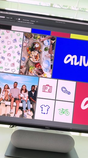 First look at Alive 🤩 #logo #brand #branddesign #logodesign #adobeillustrator