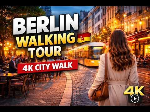Berlin Walking Tour 🇩🇪 | Exploring the Streets of Berlin (4K City Walk)