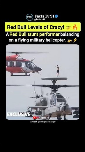Red Bull’s Wildest Helicopter Stunt Ever! 🚁🔥