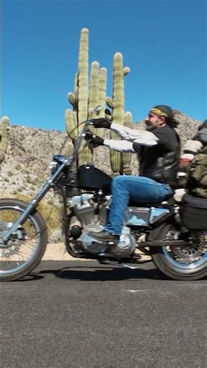 “Saguaro Run” 2026 Day 1 video dropping on Saturday 4th at 9am PST!! #motocamping #harleydavidson