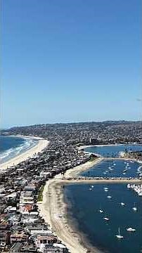San Diego Historical Neighborhoods-Drone Coverage Of Mission Beach From The Sky