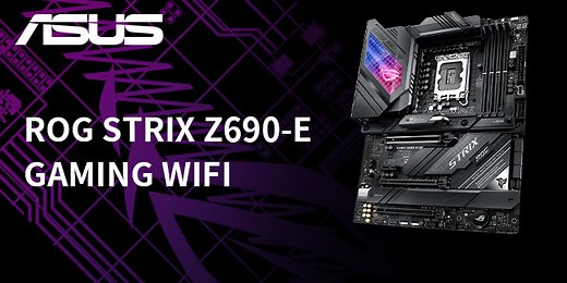 ASUS ROG STRIX Z690-E GAMING WIFI 主機板 / 規格再升級，PCIe 5.0、3 M.2 再加擴展卡