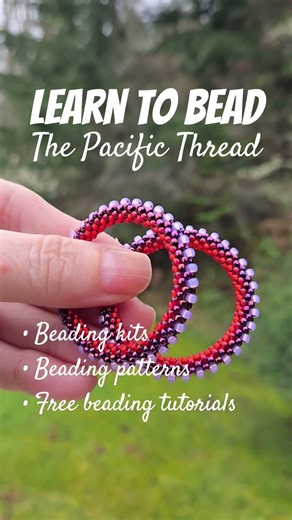 learn to bead - peyote stitch #beadedearrings #seedbeads #beadedjewelry seedbeadearrings