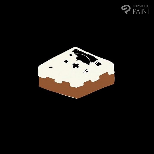 Minecraft cake drawing