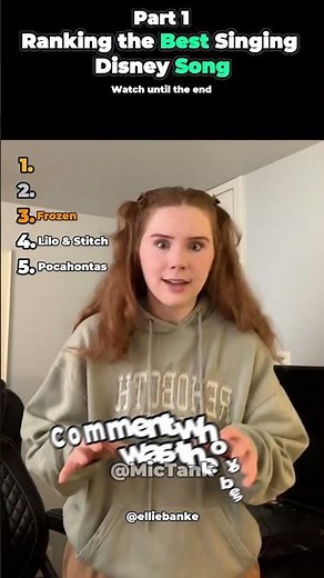 Ranking the Best Singing Disney Song - (Part 1)