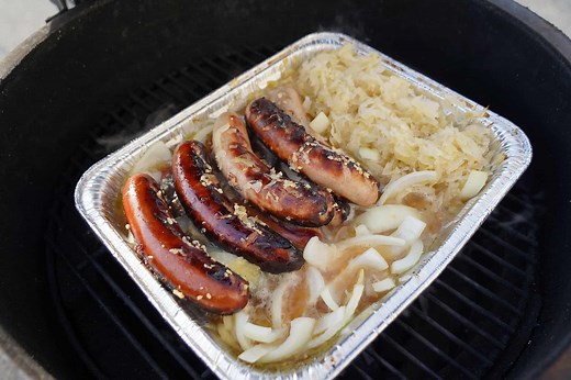 Wisconsin Stadium Beer Brats - Game Day Recipes - LGCM