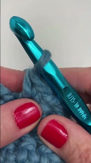 FPSC - Front Post Single Crochet (#singlecrochet #sc #fpsc #frontpostsinglecrochet #scfp)