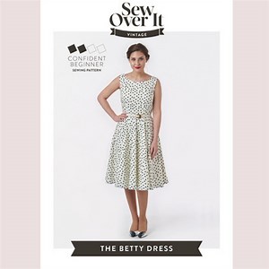 Sew Over It Betty Dress Sewing Paper Pattern- Size 18-30