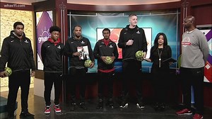 GDL: Wiley Brown + IUS players hoop it up on Great Day Live