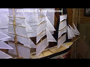 RC Square-riggers, Building "Parma", Part 2