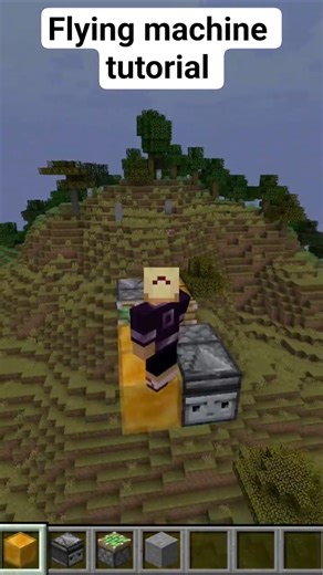 minecraft flying machine tutorial easy #minecraft #flying machine #minecraft gameplay #Innocentvibes