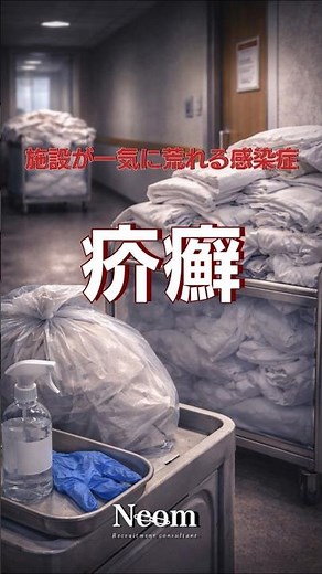 施設が一気に荒れる感染症【疥癬】#介護 #高齢者施設 #感染症 #介護士 #shorts