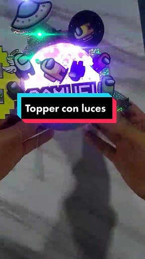 Cómo hacer un Topper 3D con luces