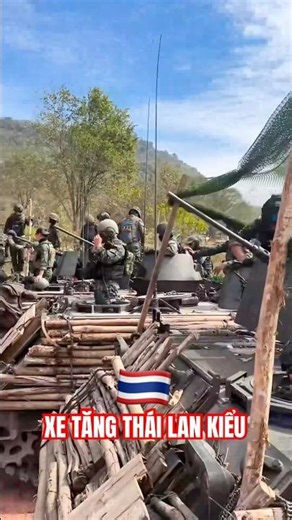 Thai tanks and armored vehicles deployed in Cambodia were mistaken by many for firewood trucks.