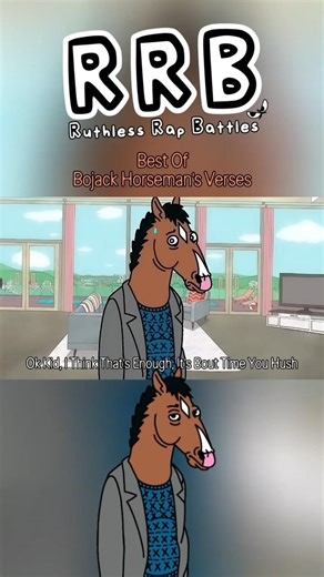 Bojack Horseman's Second Verse | Ruthless Rap Battles #fypシ゚viral