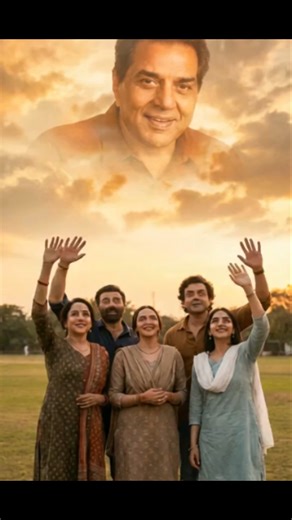 The Deol Family Says Goodbye 💔 Dharmendra Ji Tribute Art 🙏 #Shorts