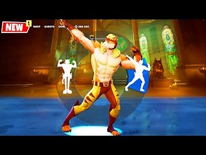 New Meowtooth doing Meowscles's Swole Cat and Squash & Stretch Emotesシ